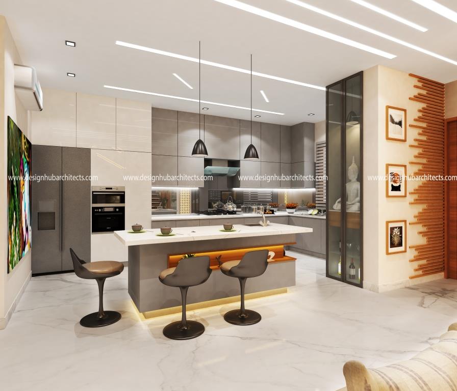 Ideal Design for Kitchen, Design Hub Architects, Architect in Mohali, Architect in new Chandigarh, Interior designer in Mohali, Interior designer in New Chandigarh, Interior designer in Chandigarh